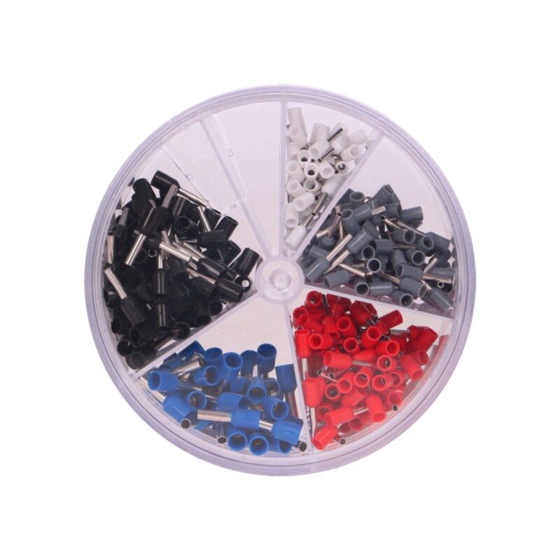 Sada dutiniek OR-AE-13137 400ks/box-balenie (0,5/0,75/1,0/1,5/2,5mm2)